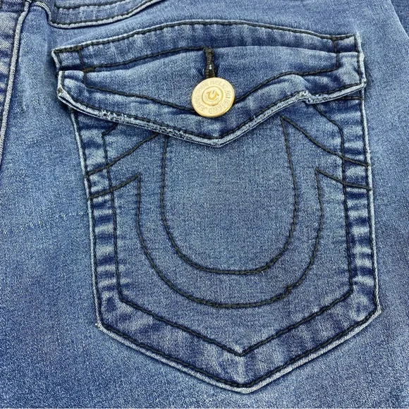 True Religion Blue Super Skinny Denim Jeans - Picture 4 of 8